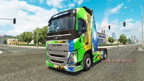 Brasil 2014-skin v3.0 für Volvo-LKW für Euro Truck Simulator 2