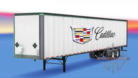 Haut Cadillac Metall-Anhänger für American Truck Simulator