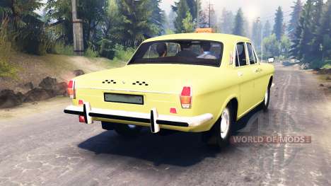 GAZ-24 Wolga Taxi für Spin Tires