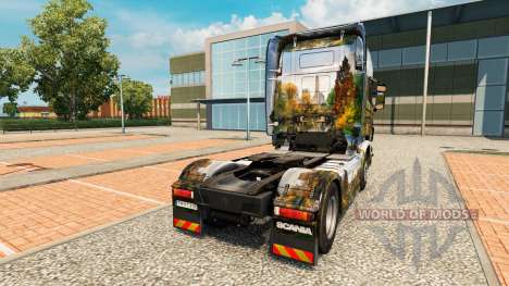 Haut Central Park für LKW Scania für Euro Truck Simulator 2
