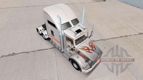 Скин Rire de Démon Métallique на Kenworth T800 pour American Truck Simulator