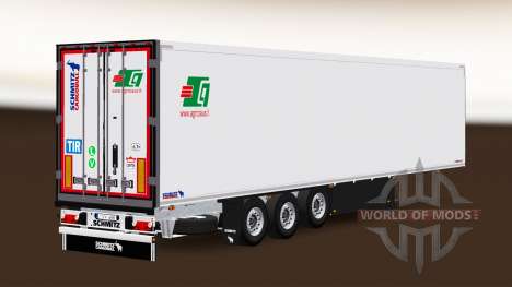Semi-Remorque Schmitz Cargobull A. Griciaus pour Euro Truck Simulator 2