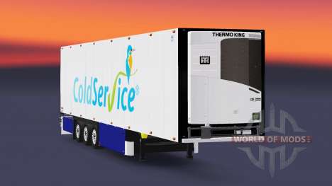 Semitrailer refrigerator Schmitz Coldservice für Euro Truck Simulator 2