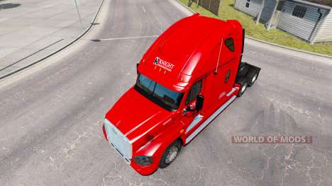 Haut auf die Ritter-LKW Freightliner Cascadia für American Truck Simulator