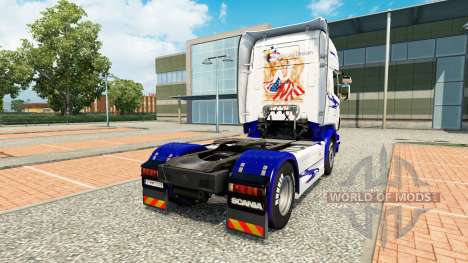 American Dream-skin für den Scania truck für Euro Truck Simulator 2
