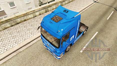 Volkswerft Stralsund skin for truck Mercedes-Ben pour Euro Truck Simulator 2