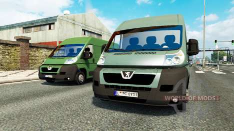 Peugeot Boxer für Verkehr für Euro Truck Simulator 2