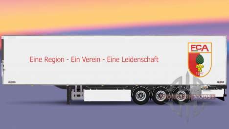Semi-remorque Chereau, FC Augsburg pour Euro Truck Simulator 2