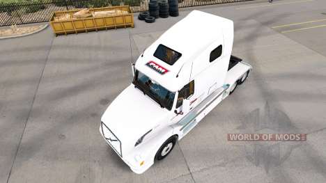 La peau P. A. M. sur le tracteur Volvo VNL 670 pour American Truck Simulator