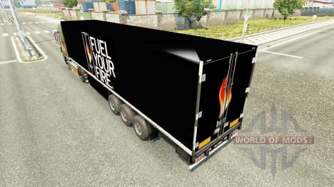 Une collection de peaux pour les remorques pour Euro Truck Simulator 2