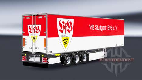 Semi-Remorque Chereau VfB Stuttgart pour Euro Truck Simulator 2