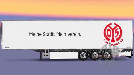 Semi-Remorque Chereau 1. FSV Mainz 05 pour Euro Truck Simulator 2