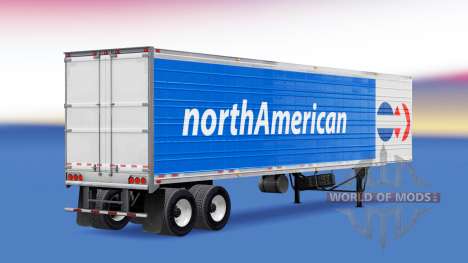 Kühl-Sattelauflieger North American für American Truck Simulator