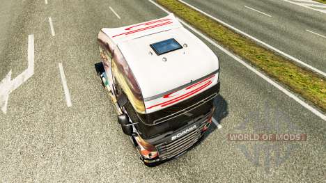 Airton Senna skin für Scania-LKW für Euro Truck Simulator 2