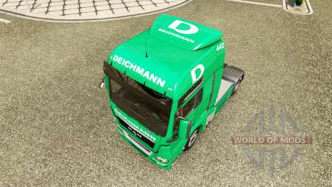 Skin Deichmann for tractor MAN für Euro Truck Simulator 2