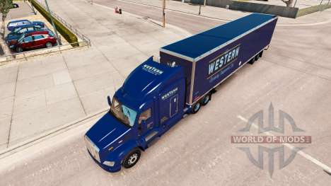 L'ouest de la peau pour le camion Peterbilt pour American Truck Simulator