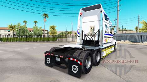 La peau Yekko Yekk Gamer sur tracteur Volvo VNL  pour American Truck Simulator