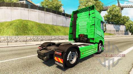 Green Arrow skin für Volvo-LKW für Euro Truck Simulator 2