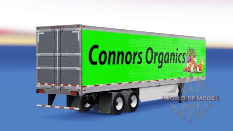 Haut Conors Organics auf den trailer für American Truck Simulator