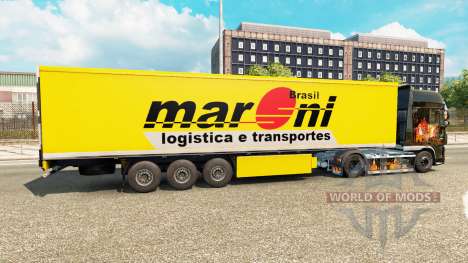 Maroni Transportes de la peau pour les remorques pour Euro Truck Simulator 2