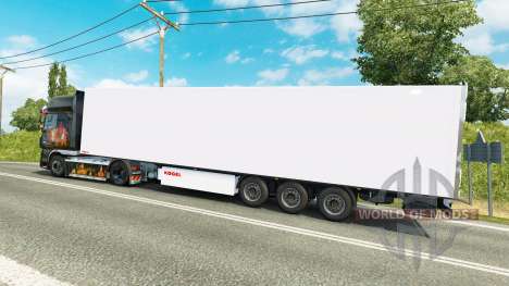 Frigorifique semi-remorque Kogel pour Euro Truck Simulator 2