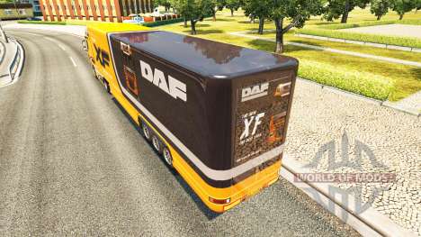 Semi-trailer-Kühlschrank LKW DAF XF für Euro Truck Simulator 2