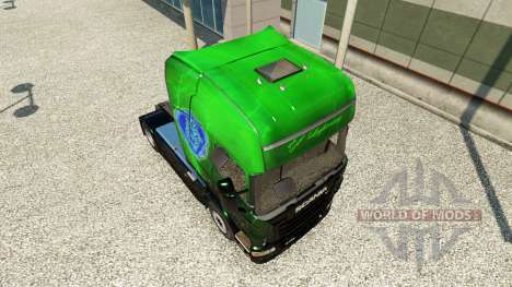 Exklusive Metallic-skin für den Scania truck für Euro Truck Simulator 2