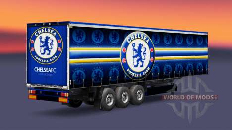Haut Chelsea FC-v1.3 auf den Anhänger für Euro Truck Simulator 2