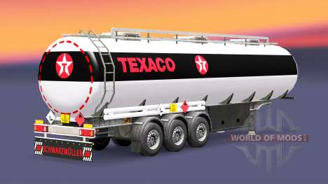 Carburant semi-remorque Texaco pour Euro Truck Simulator 2