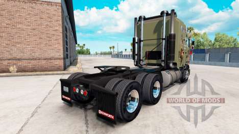 La peau Militaires Filles sur le tracteur Kenwor pour American Truck Simulator