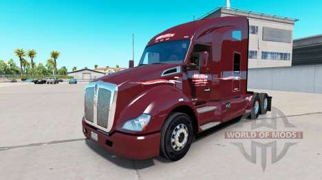 Haut Millis Transfer Inc. auf dem truck Kenworth für American Truck Simulator