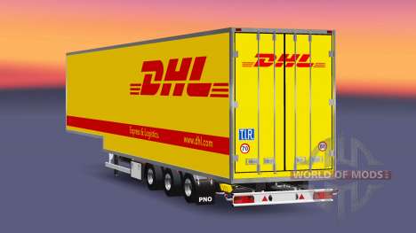 Une collection de remorques avec des charges dif pour Euro Truck Simulator 2