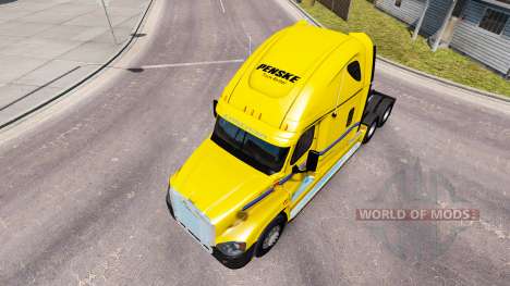 La peau sur Penske camion Freightliner Cascadia pour American Truck Simulator