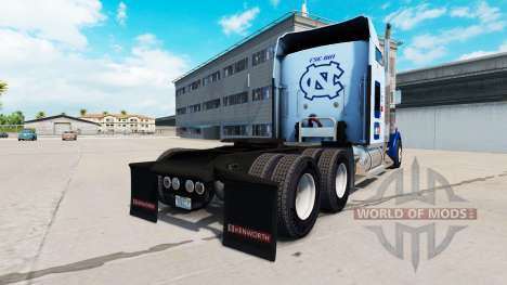 Haut UNC Tarheel auf die LKW-Kenworth W900 für American Truck Simulator