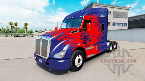 Haut für Optimus Prime truck Kenworth für American Truck Simulator