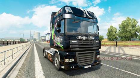 Relentless skin für den DAF-LKW für Euro Truck Simulator 2