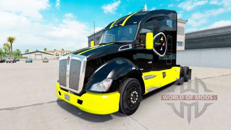 Pittsburgh Steelers Haut für die Kenworth-Zugmas für American Truck Simulator