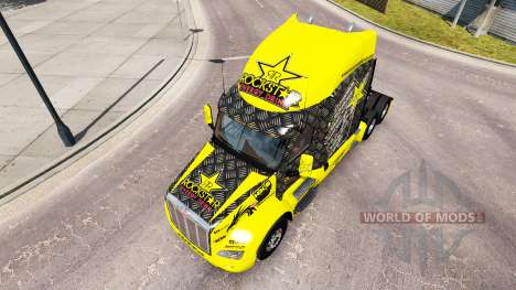 Rockstar Energy skin für den truck Peterbilt für American Truck Simulator