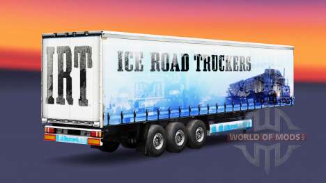 Haut Ice Road Truckers auf dem Anhänger für Euro Truck Simulator 2