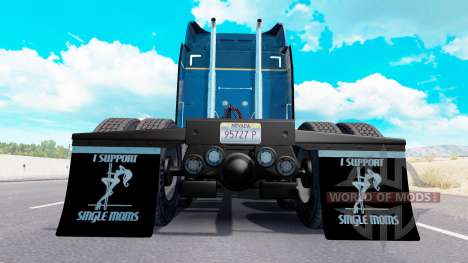 Kotflügel I Support Single Moms v1.6 für American Truck Simulator