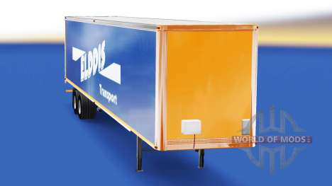 Haut Elddis Transport auf semi-trailer für American Truck Simulator