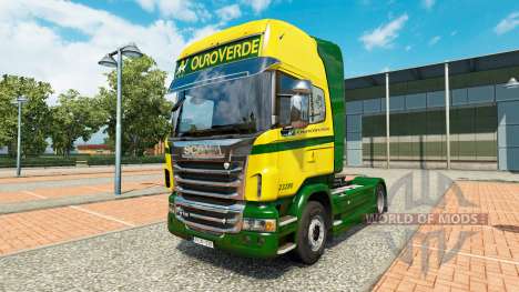 L'Ouro Verde Transportes de la peau pour Scania  pour Euro Truck Simulator 2