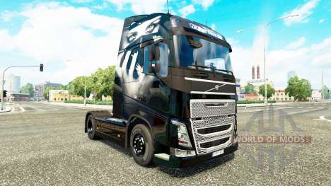 Valentina peau pour Volvo camion pour Euro Truck Simulator 2