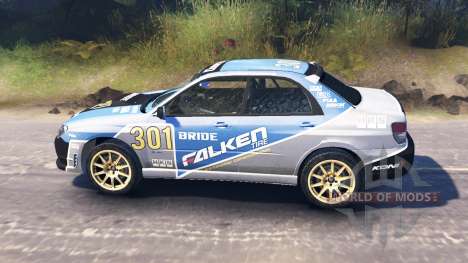 Subaru Impreza WRX 2007 pour Spin Tires