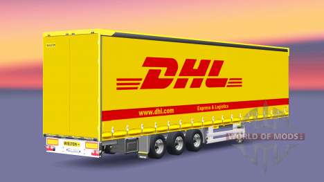 Semitrailer Wielton DHL für Euro Truck Simulator 2