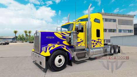 La peau sur le Nevada Personnalisé camion Kenwor pour American Truck Simulator