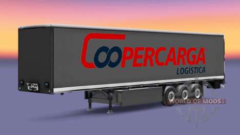 La peau Coopercarga Logistique pour les semi-rem pour Euro Truck Simulator 2