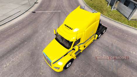 Penske de la peau pour le camion Peterbilt pour American Truck Simulator
