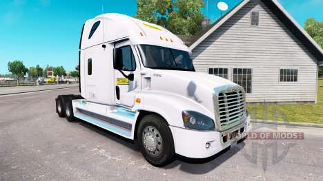 La peau sur le J. B. Hunt tracteur Freightliner  pour American Truck Simulator