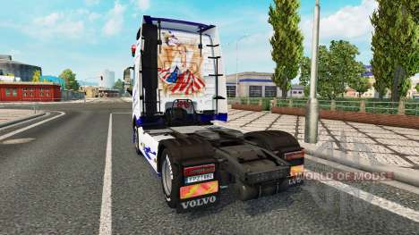 American Dream-skin für den Volvo truck für Euro Truck Simulator 2
